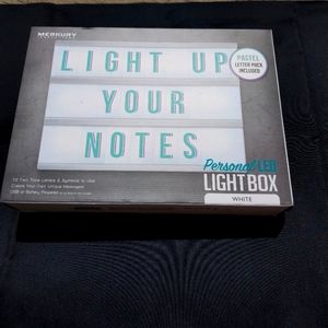 LED light up message box